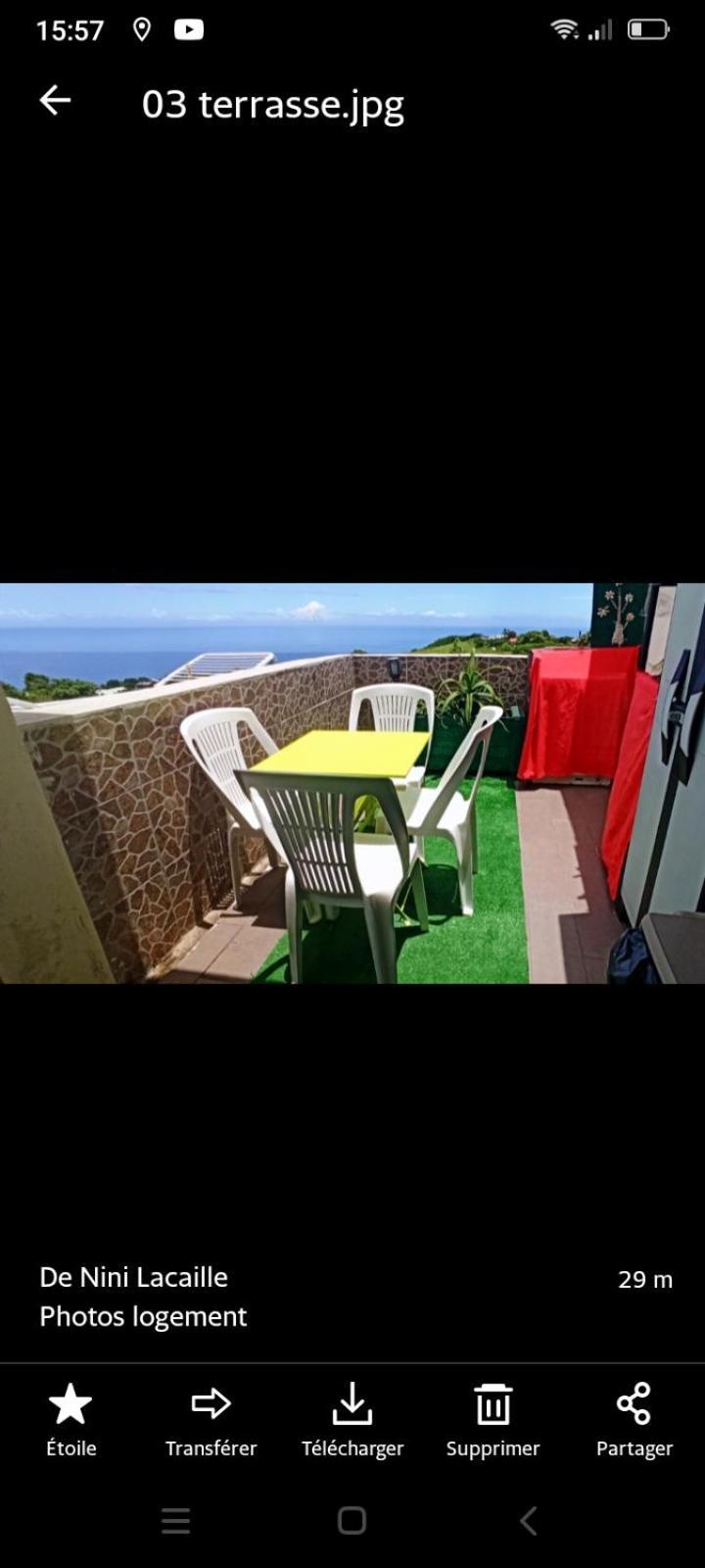 Maison Vue Mer Apartamento La Saline Les Hauts Exterior foto